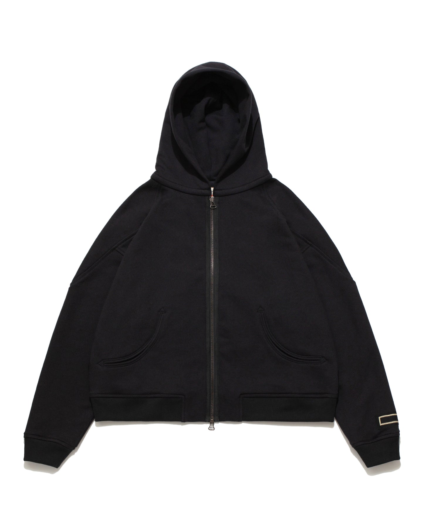 Western "Cowboi" Hoodie Zip Up - Black