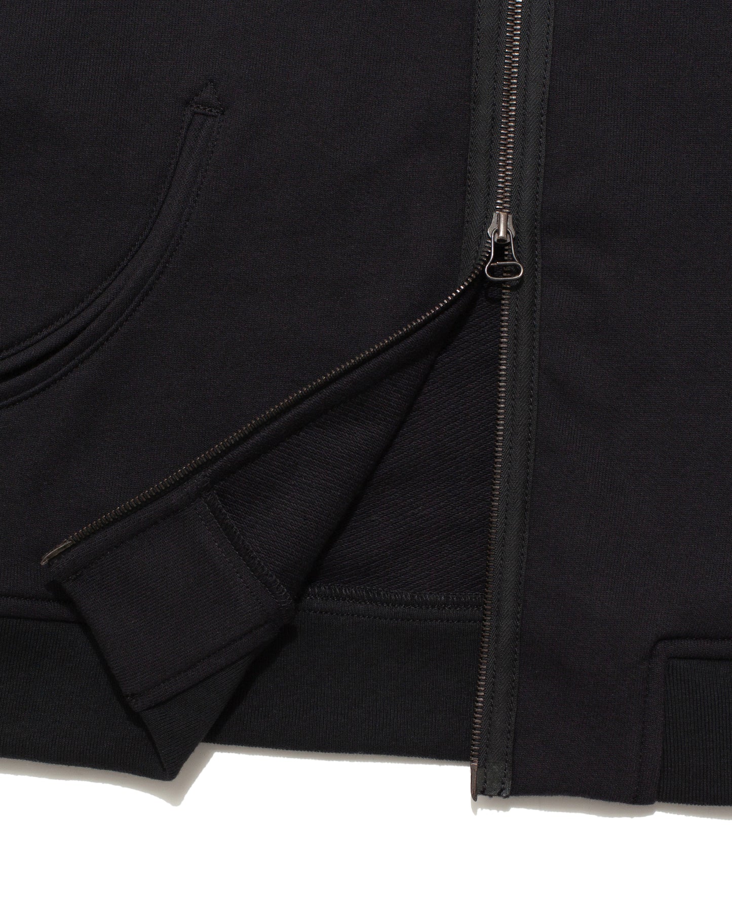 Western "Cowboi" Hoodie Zip Up - Black