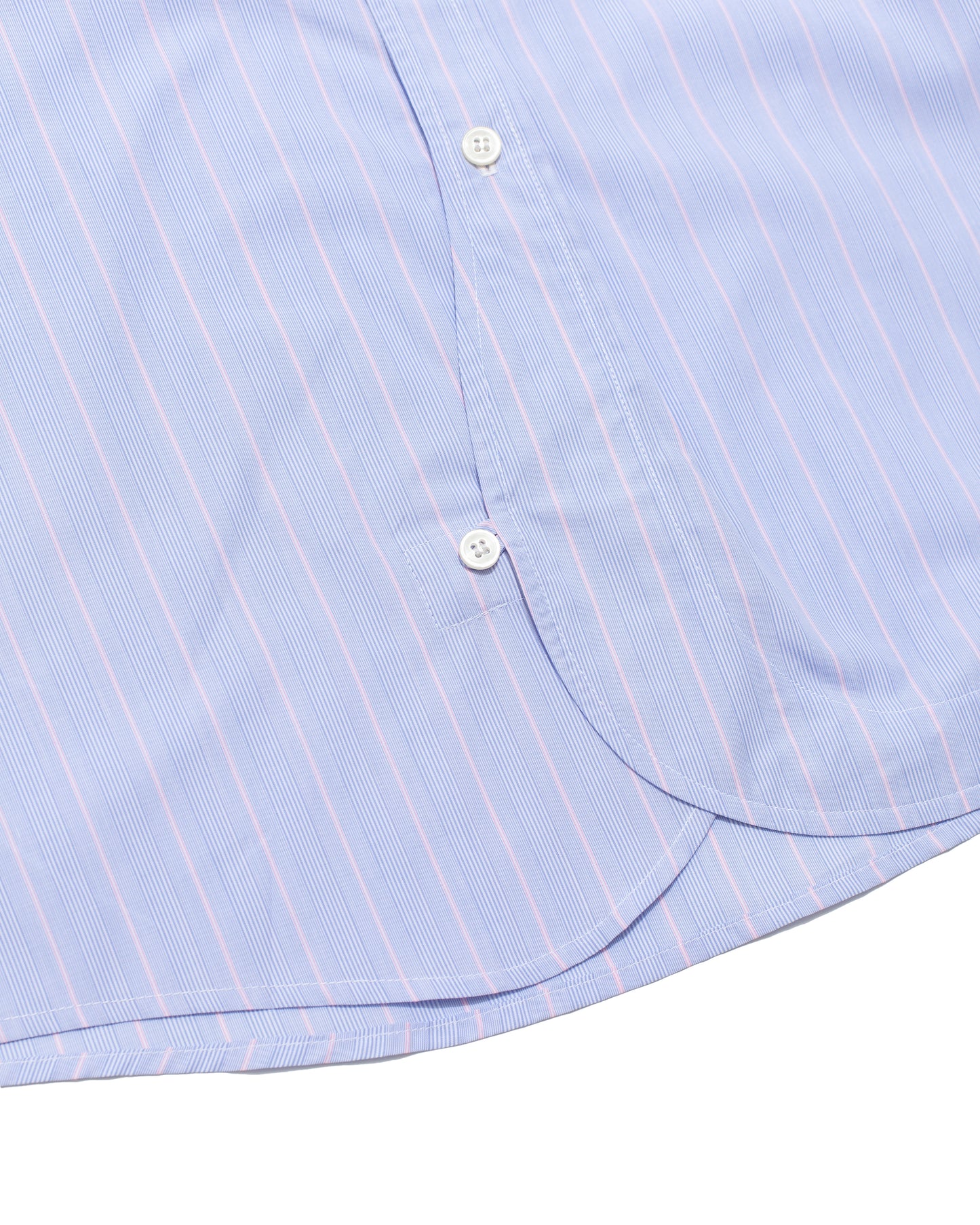 Drop Placket Shirt - Pinstripe (Long Sleeve)