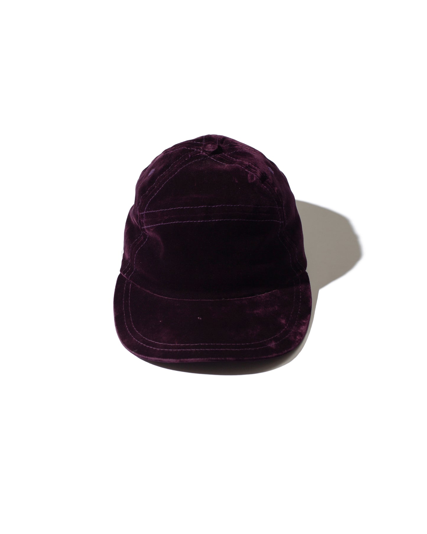 Triangle Velvet Cap - Plum