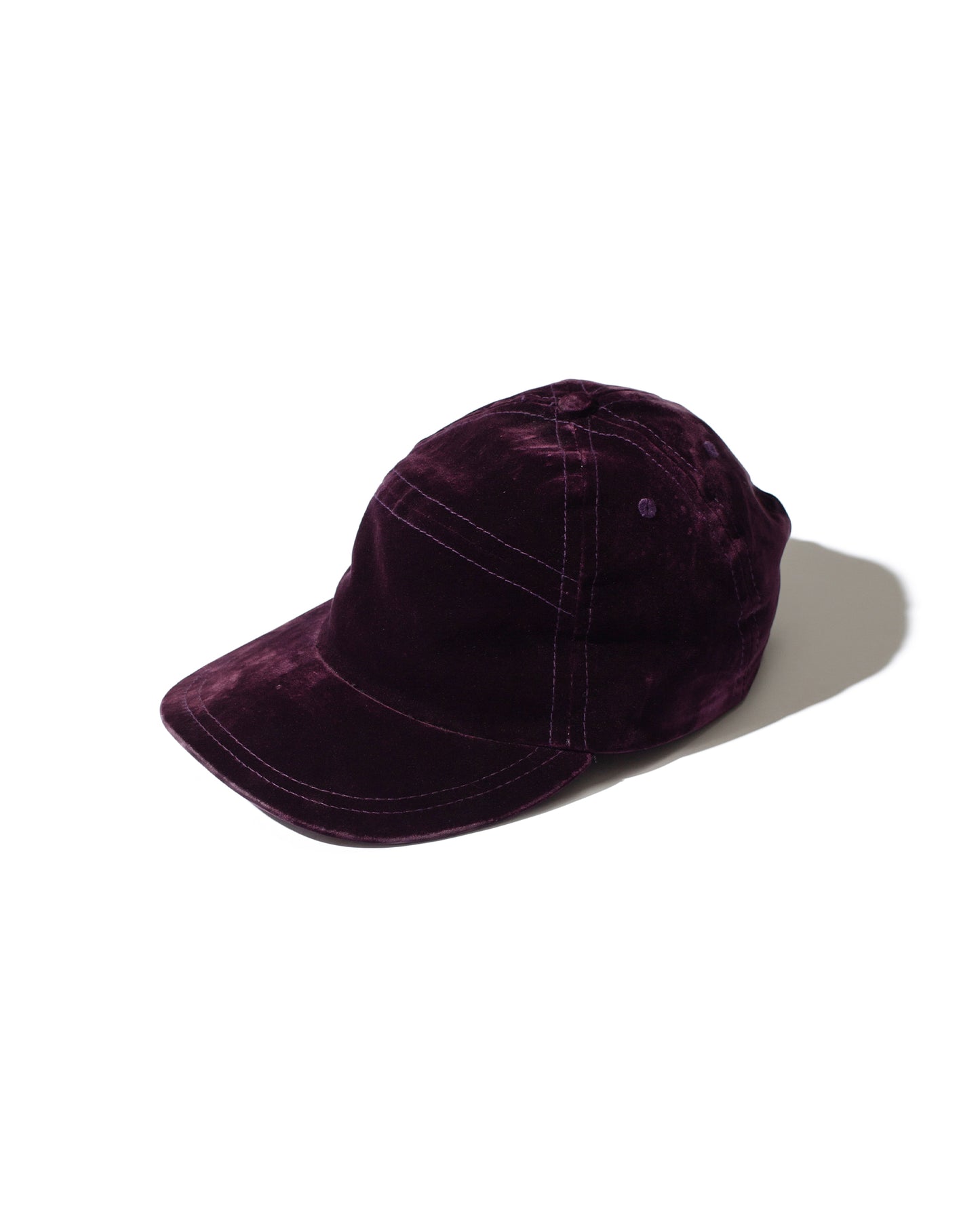 Triangle Velvet Cap - Plum