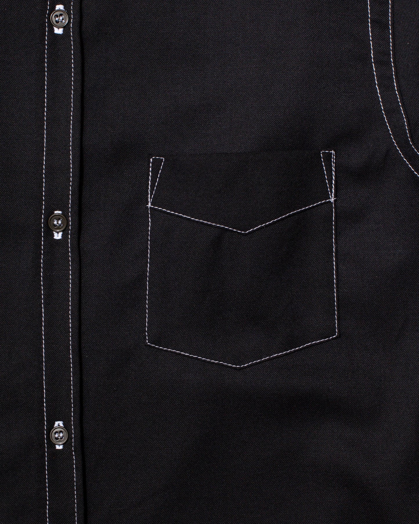 "Drop Placket" Button Up