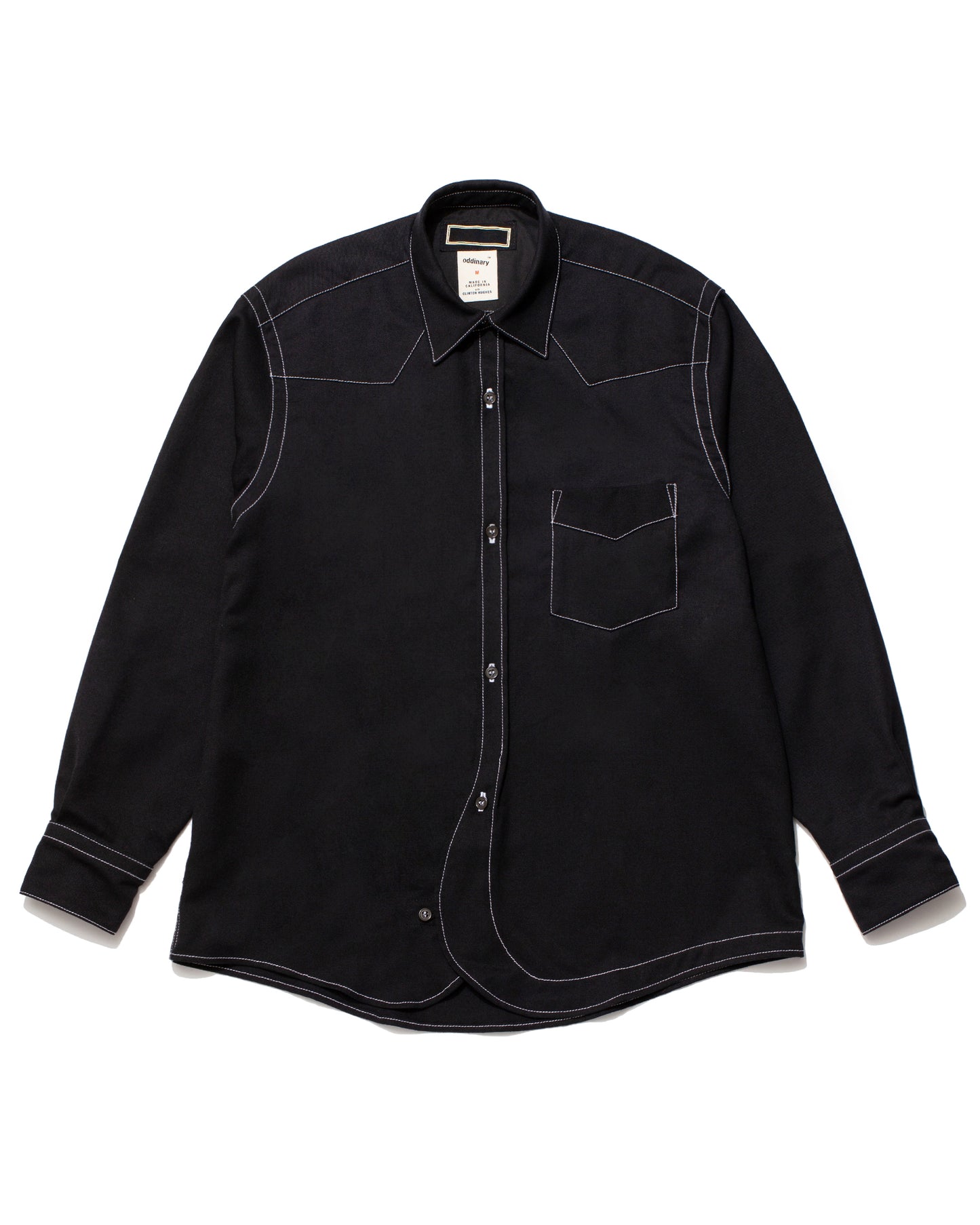 "Drop Placket" Button Up