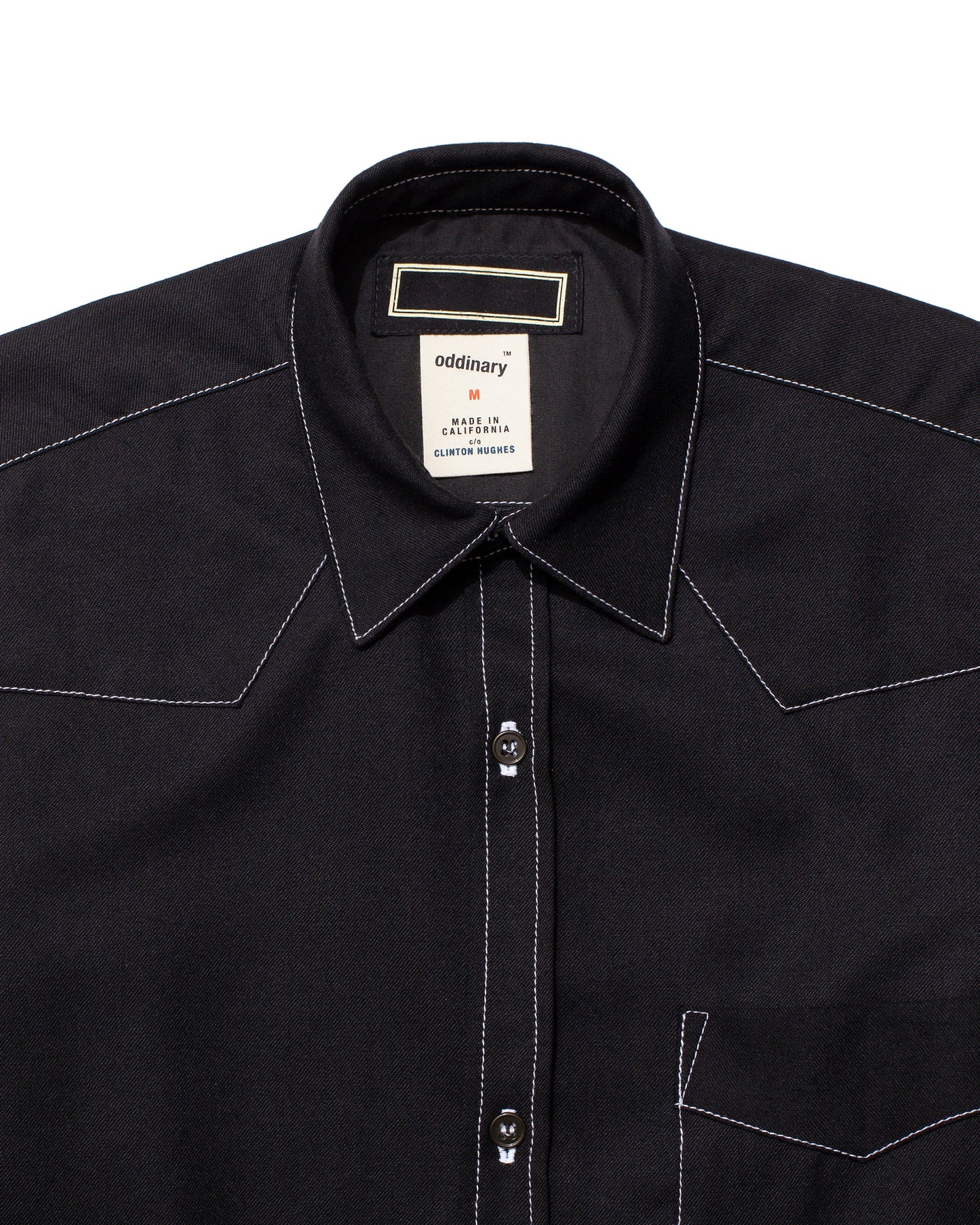 "Drop Placket" Button Up