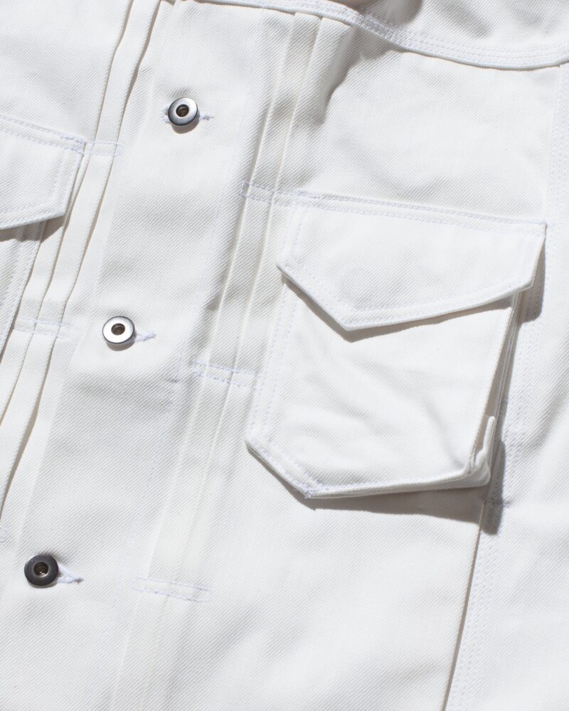 Odd Denim Jacket - White - Image 9