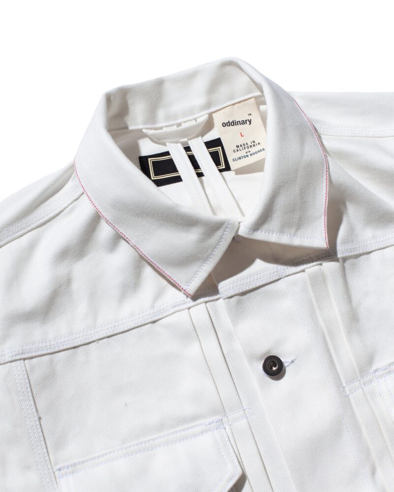 Odd Denim Jacket - White - Image 7