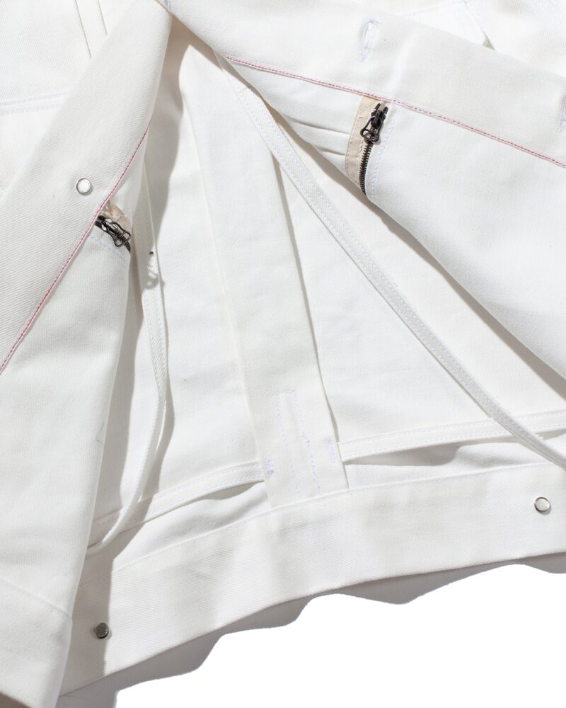 Odd Denim Jacket - White - Image 6