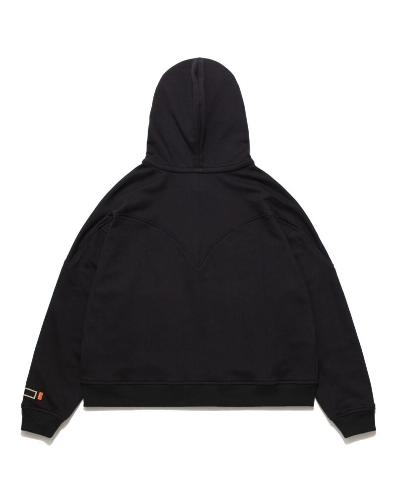 Western "Cowboi" Hoodie Zip Up - Black - Image 2